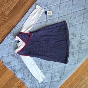 Ralph Lauren White/Navy Jumper, Toddler Girl 4T, New With Tags